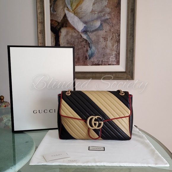 ☆☆SOLD☆☆ Gucci GG Marmont 2.0 Large Crossbody Bag - Picture 4 of 8